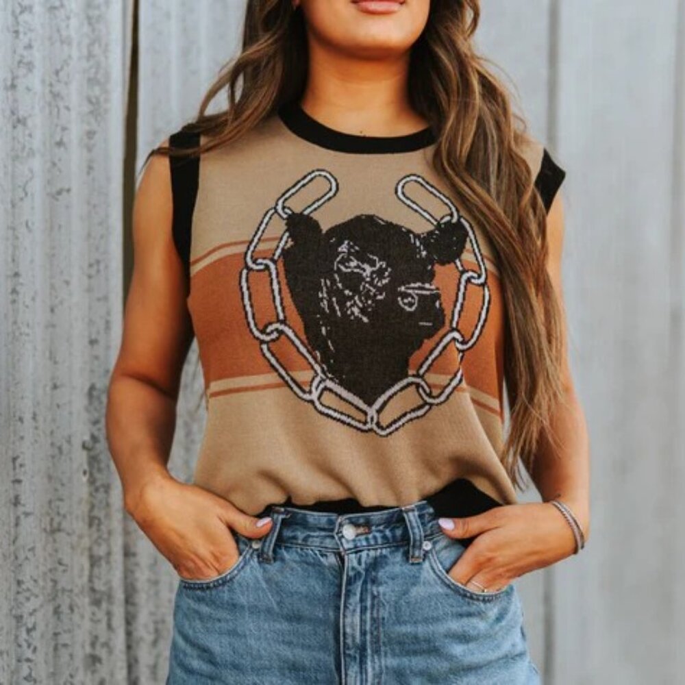 Bull Knit Vest
